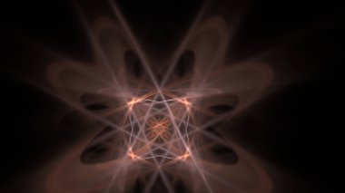 Fantezi kaotik renkli fraktal desen. Soyut Fraktal şekiller. 3D render resimde arka plan veya duvar kağıdı.