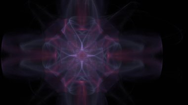 Fantezi kaotik renkli fraktal desen. Soyut Fraktal şekiller. 3D render resimde arka plan veya duvar kağıdı.