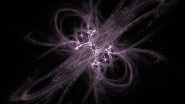 Fantezi kaotik renkli fraktal desen. Soyut Fraktal şekiller. 3D render resimde arka plan veya duvar kağıdı.