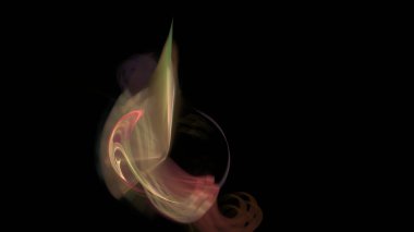 Fantezi kaotik renkli fraktal desen. Soyut Fraktal şekiller. 3D render resimde arka plan veya duvar kağıdı.