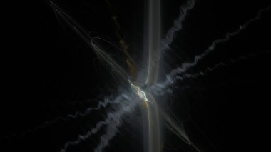 Fantezi kaotik renkli fraktal desen. Soyut Fraktal şekiller. 3D render resimde arka plan veya duvar kağıdı.