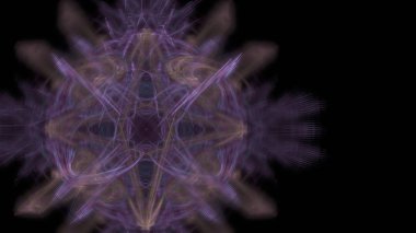 Fantezi kaotik renkli fraktal desen. Soyut Fraktal şekiller. 3D render resimde arka plan veya duvar kağıdı.