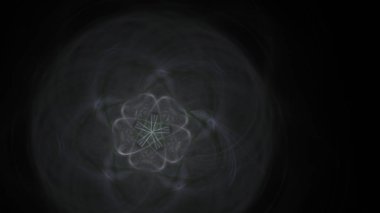 Fantezi kaotik renkli fraktal desen. Soyut Fraktal şekiller. 3D render resimde arka plan veya duvar kağıdı.