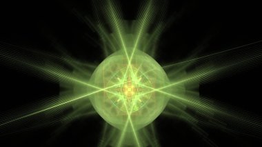 Fantezi kaotik renkli fraktal desen. Soyut Fraktal şekiller. 3D render resimde arka plan veya duvar kağıdı.