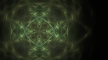 Fantezi kaotik renkli fraktal desen. Soyut Fraktal şekiller. 3D render resimde arka plan veya duvar kağıdı.