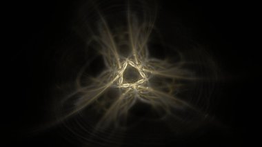 Fantezi kaotik renkli fraktal desen. Soyut Fraktal şekiller. 3D render resimde arka plan veya duvar kağıdı.