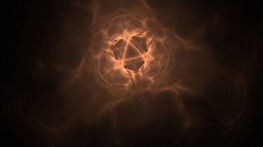 Fantezi kaotik renkli fraktal desen. Soyut Fraktal şekiller. 3D render resimde arka plan veya duvar kağıdı.