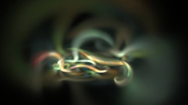 Fantezi kaotik renkli fraktal desen. Soyut Fraktal şekiller. 3D render resimde arka plan veya duvar kağıdı.