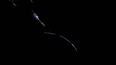 Fantezi kaotik renkli fraktal desen. Soyut Fraktal şekiller. 3D render resimde arka plan veya duvar kağıdı.