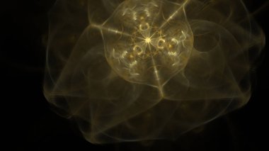 Fantezi kaotik renkli fraktal desen. Soyut Fraktal şekiller. 3D render resimde arka plan veya duvar kağıdı.