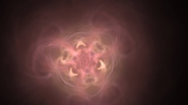 Fantezi kaotik renkli fraktal desen. Soyut Fraktal şekiller. 3D render resimde arka plan veya duvar kağıdı.