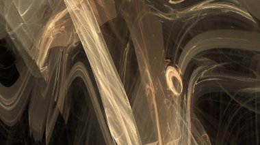 Fantezi kaotik renkli fraktal desen. Soyut Fraktal şekiller. 3D render resimde arka plan veya duvar kağıdı.