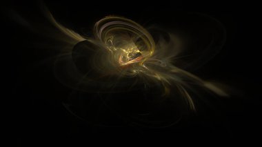 Fantezi kaotik renkli fraktal desen. Soyut Fraktal şekiller. 3D render resimde arka plan veya duvar kağıdı.