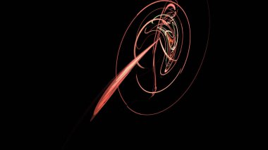 Fantezi kaotik renkli fraktal desen. Soyut Fraktal şekiller. 3D render resimde arka plan veya duvar kağıdı.