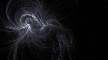 Fantezi kaotik renkli fraktal desen. Soyut Fraktal şekiller. 3D render resimde arka plan veya duvar kağıdı.