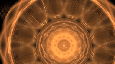 Fantezi kaotik renkli fraktal desen. Soyut Fraktal şekiller. 3D render resimde arka plan veya duvar kağıdı.