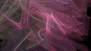 Fantezi kaotik renkli fraktal desen. Soyut Fraktal şekiller. 3D render resimde arka plan veya duvar kağıdı.