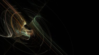 Fantezi kaotik renkli fraktal desen. Soyut Fraktal şekiller. 3D render resimde arka plan veya duvar kağıdı.