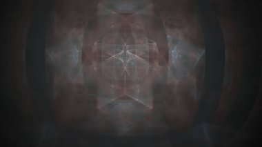 Fantezi kaotik renkli fraktal desen. Soyut Fraktal şekiller. 3D render resimde arka plan veya duvar kağıdı.