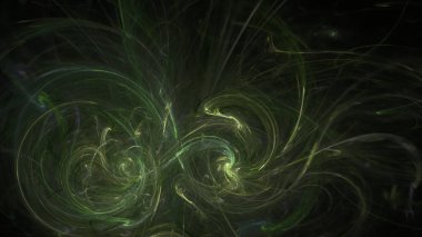 Fantezi kaotik renkli fraktal desen. Soyut Fraktal şekiller. 3D render resimde arka plan veya duvar kağıdı.