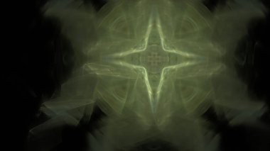 Fantezi kaotik renkli fraktal desen. Soyut Fraktal şekiller. 3D render resimde arka plan veya duvar kağıdı.