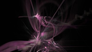 Fantezi kaotik renkli fraktal desen. Soyut Fraktal şekiller. 3D render resimde arka plan veya duvar kağıdı.