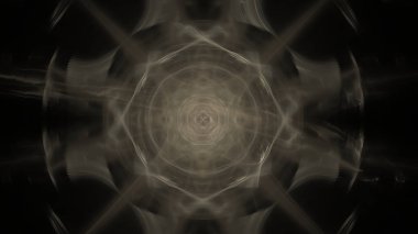 Fantezi kaotik renkli fraktal desen. Soyut Fraktal şekiller. 3D render resimde arka plan veya duvar kağıdı.