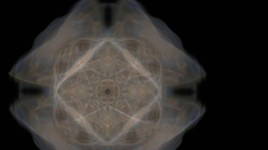 Fantezi kaotik renkli fraktal desen. Soyut Fraktal şekiller. 3D render resimde arka plan veya duvar kağıdı.