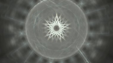 Fantezi kaotik renkli fraktal desen. Soyut Fraktal şekiller. 3D render resimde arka plan veya duvar kağıdı.