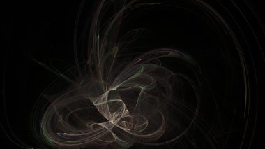 Fantezi kaotik renkli fraktal desen. Soyut Fraktal şekiller. 3D render resimde arka plan veya duvar kağıdı.