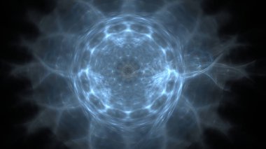 Fantezi kaotik renkli fraktal desen. Soyut Fraktal şekiller. 3D render resimde arka plan veya duvar kağıdı.