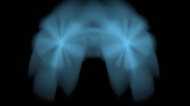 Fantezi kaotik renkli fraktal desen. Soyut Fraktal şekiller. 3D render resimde arka plan veya duvar kağıdı.