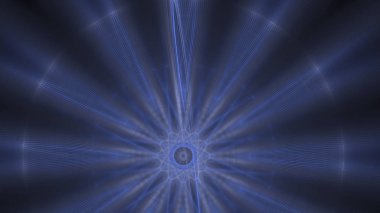 Fantezi kaotik renkli fraktal desen. Soyut Fraktal şekiller. 3D render resimde arka plan veya duvar kağıdı.