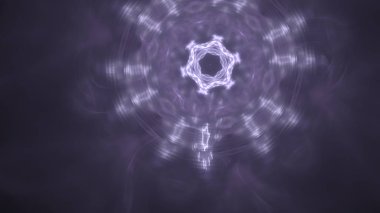 Fantezi kaotik renkli fraktal desen. Soyut Fraktal şekiller. 3D render resimde arka plan veya duvar kağıdı.