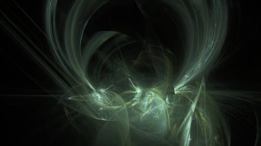 Fantezi kaotik renkli fraktal desen. Soyut Fraktal şekiller. 3D render resimde arka plan veya duvar kağıdı.