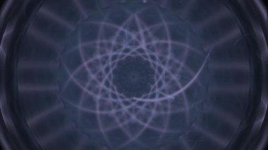 Fantezi kaotik renkli fraktal desen. Soyut Fraktal şekiller. 3D render resimde arka plan veya duvar kağıdı.