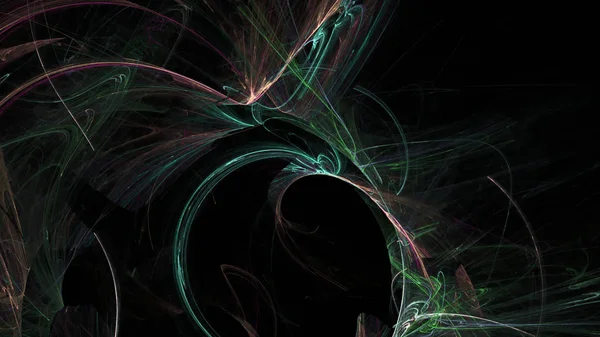 Fantezi kaotik renkli fraktal desen. Soyut Fraktal şekiller. 3D render resimde arka plan veya duvar kağıdı.