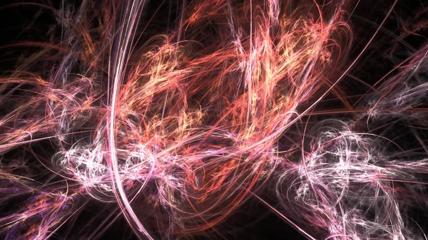 Fantezi kaotik renkli fraktal desen. Soyut Fraktal şekiller. 3D render resimde arka plan veya duvar kağıdı.