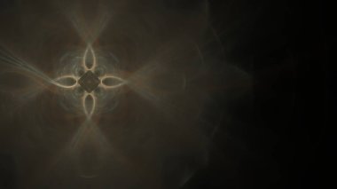 Fantezi kaotik renkli fraktal desen. Soyut Fraktal şekiller. 3D render resimde arka plan veya duvar kağıdı.