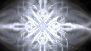 Fantezi kaotik renkli fraktal desen. Soyut Fraktal şekiller. 3D render resimde arka plan veya duvar kağıdı.