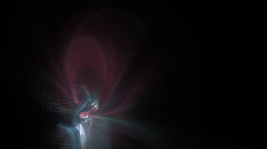 Fantezi kaotik renkli fraktal desen. Soyut Fraktal şekiller. 3D render resimde arka plan veya duvar kağıdı.