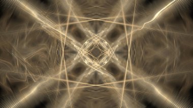 Fantezi kaotik renkli fraktal desen. Soyut Fraktal şekiller. 3D render resimde arka plan veya duvar kağıdı.