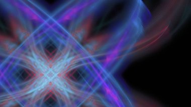 Fantezi kaotik renkli fraktal desen. Soyut Fraktal şekiller. 3D render resimde arka plan veya duvar kağıdı.