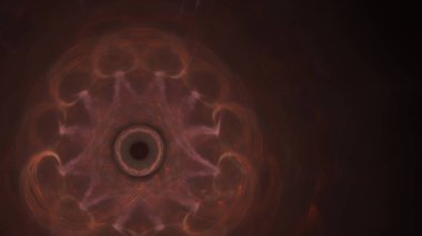 Fantezi kaotik renkli fraktal desen. Soyut Fraktal şekiller. 3D render resimde arka plan veya duvar kağıdı.