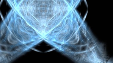 Fantezi kaotik renkli fraktal desen. Soyut Fraktal şekiller. 3D render resimde arka plan veya duvar kağıdı.