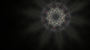 Fantezi kaotik renkli fraktal desen. Soyut Fraktal şekiller. 3D render resimde arka plan veya duvar kağıdı.