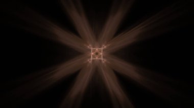 Fantezi kaotik renkli fraktal desen. Soyut Fraktal şekiller. 3D render resimde arka plan veya duvar kağıdı.