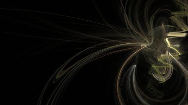 Fantezi kaotik renkli fraktal desen. Soyut Fraktal şekiller. 3D render resimde arka plan veya duvar kağıdı.