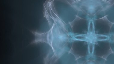 Fantezi kaotik renkli fraktal desen. Soyut Fraktal şekiller. 3D render resimde arka plan veya duvar kağıdı.