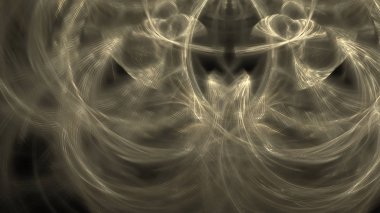 Fantezi kaotik renkli fraktal desen. Soyut Fraktal şekiller. 3D render resimde arka plan veya duvar kağıdı.